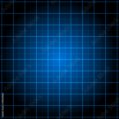 Abstract grid on dark blue background