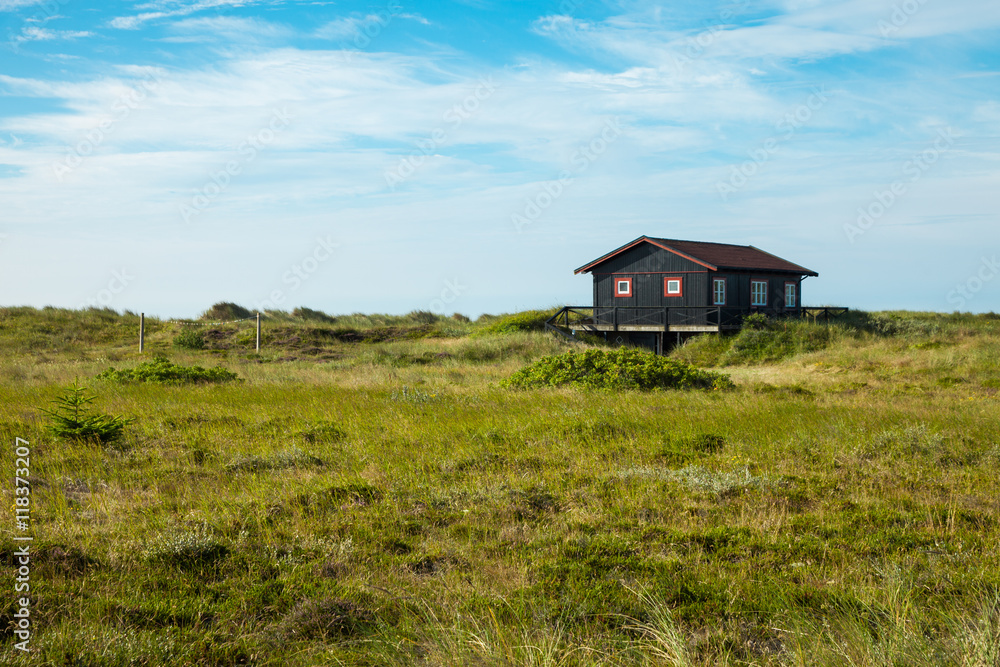 wooden house in the nature wooden house in the nature