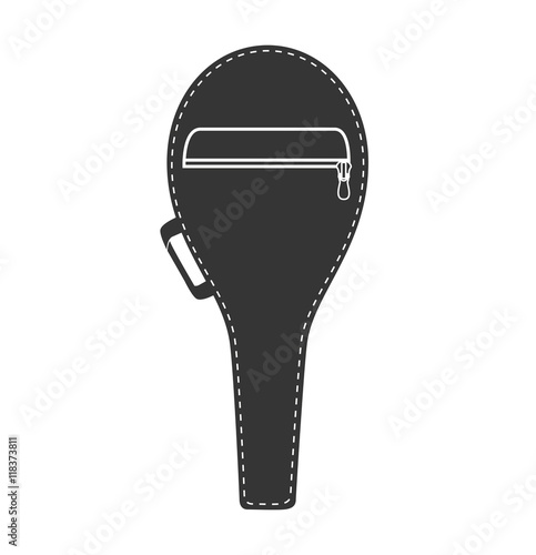 racket bag tennis icon vector