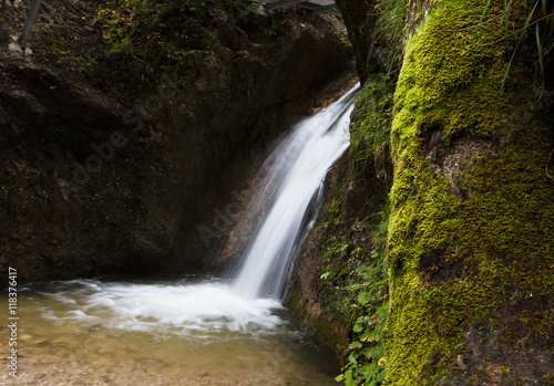 Waterfall in the national park Mala Fatra Slovakia  © frantisek hojdysz