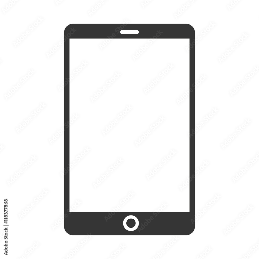 tablet device screen technology electronic icon vector tablet device screen technology electronic icon vector