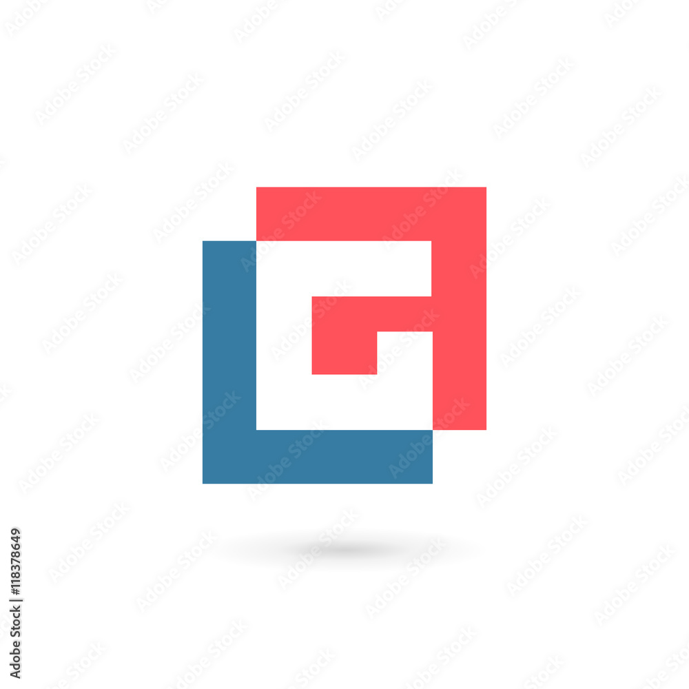 Obraz premium Letter G logo icon design template elements