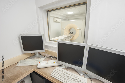 CT scanner in a hospital medical clinic © Paul Vinten