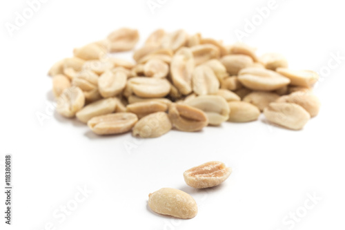 Close-up on a peanuts