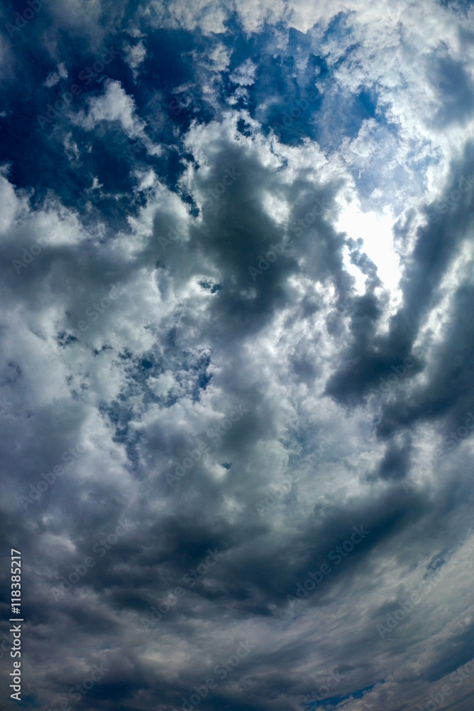 Fototapeta premium Blue Sky and Clouds