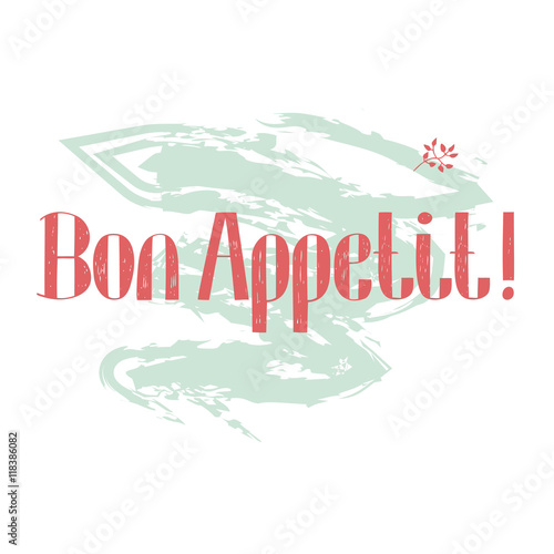  Bon Appetit - hand-drawn lettering 