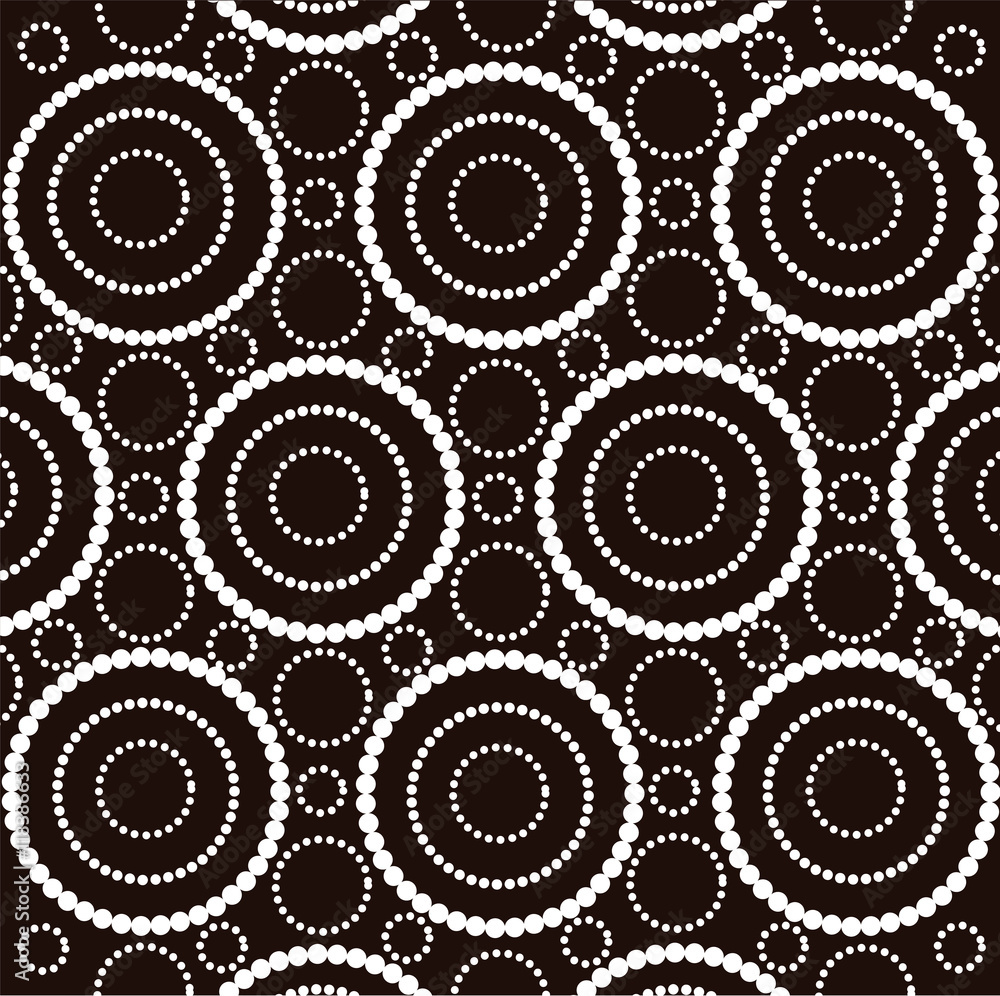 Aboriginal art vector background
