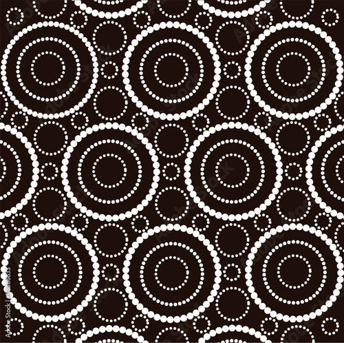 Aboriginal art vector background 