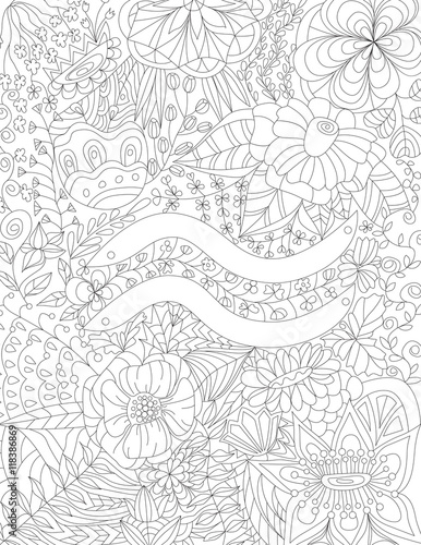 Hand-drawn zodiac sign aquarius