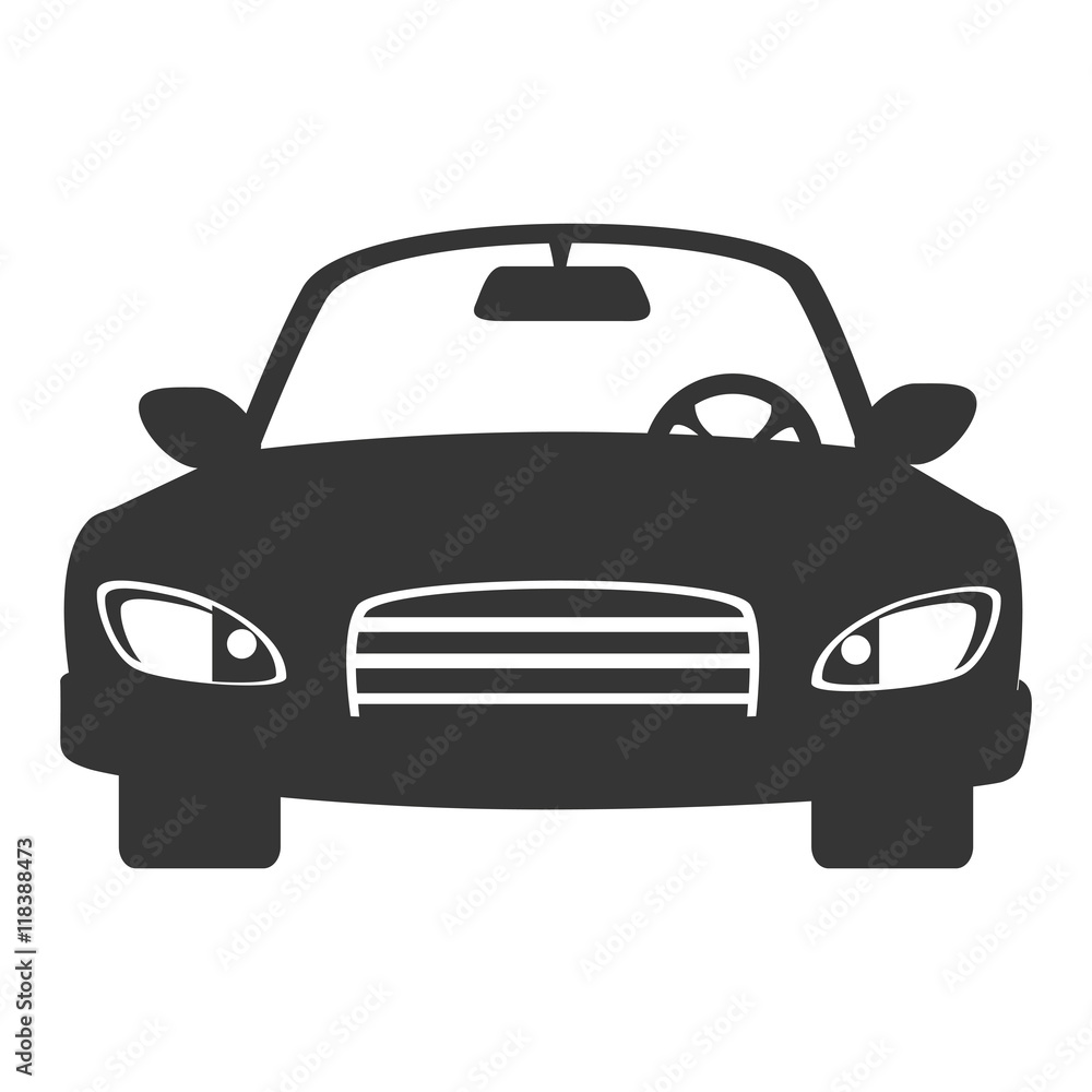 car automobile auto transport vehicle front sport icon vector illustration isolated car automobile auto transport vehicle front sport icon vector illustration isolated