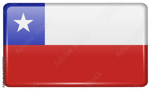 Flags Chile in the form of a magnet on refrigerator with reflections light. Vector Free Download Flags Chile in the form of a magnet on refrigerator with reflections light. Vector - GFXLoad