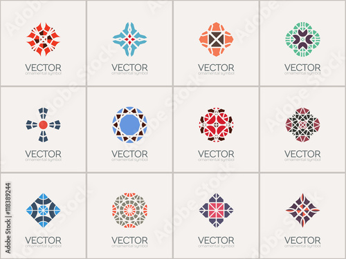 Vector geometric symbols