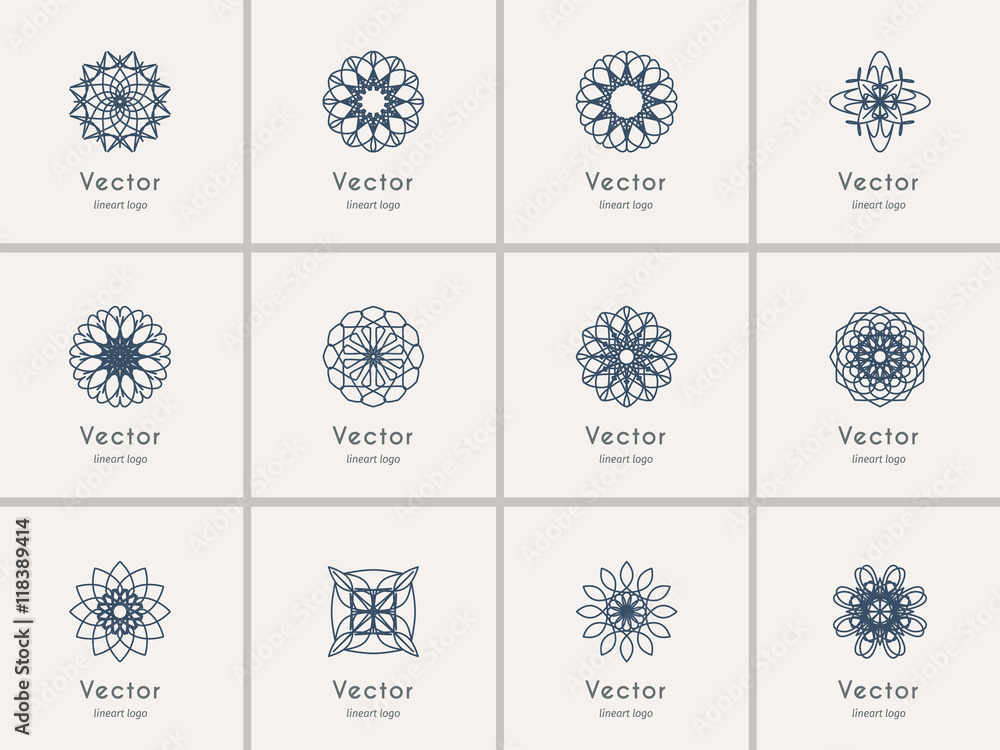 Vector geometric symbols