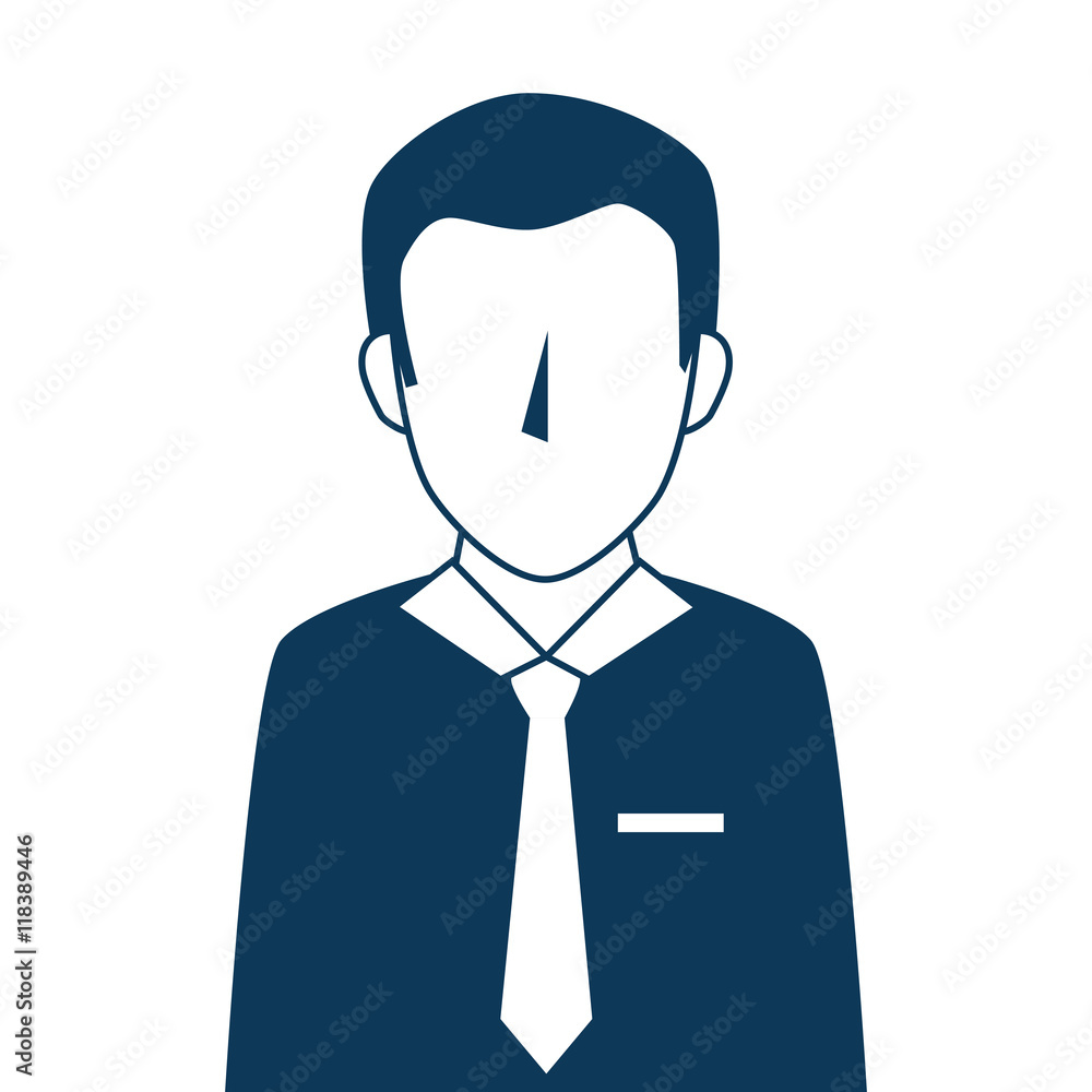 man adult suit tie male guy leader business work occupation blue vector illustration isolated man adult suit tie male guy leader business work occupation blue vector illustration isolated