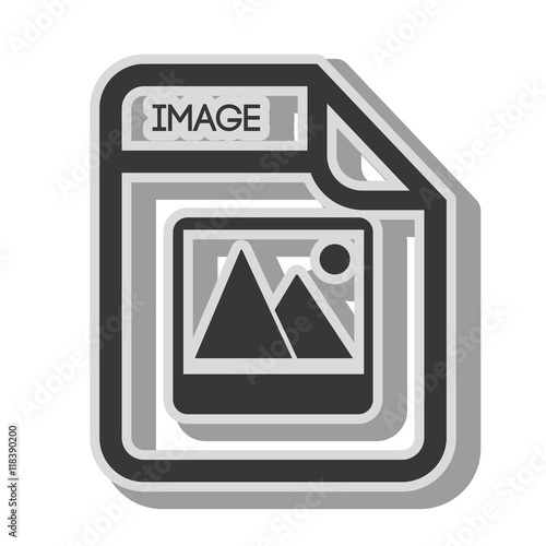 format type file document jpg pdf image red label  picture vector illustration isolated
