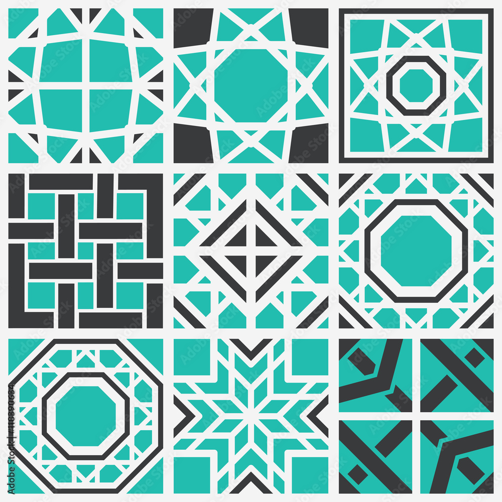 Fototapeta premium Vector Geometric Pattern