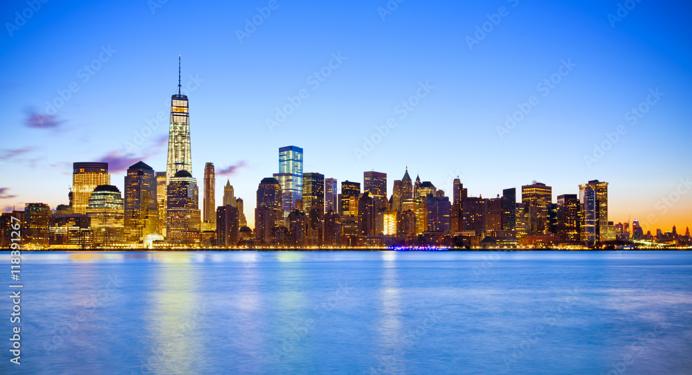 Obraz premium Dolny Manhattan