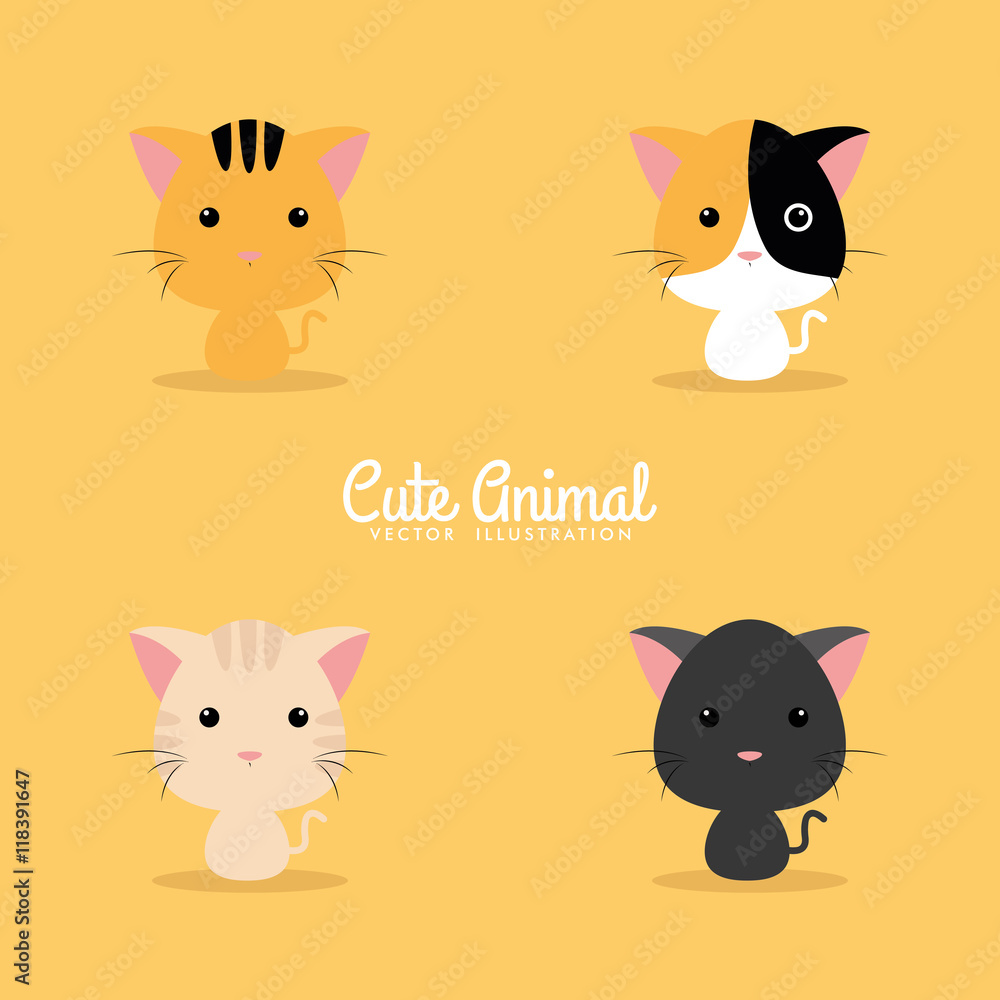 Cute Cartoon cats
