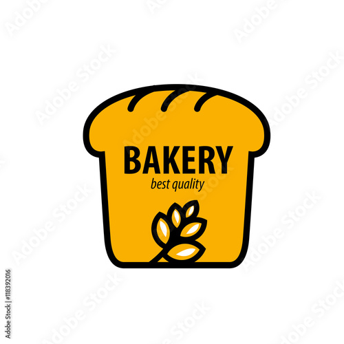 vector logo bread