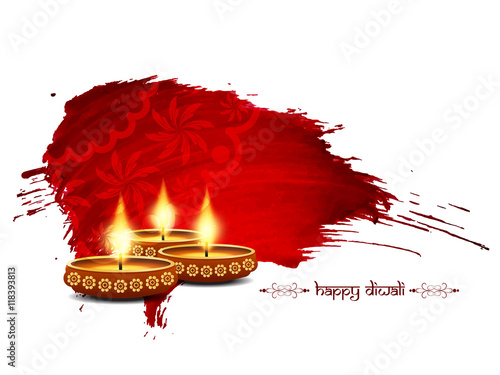Happy Diwali background design