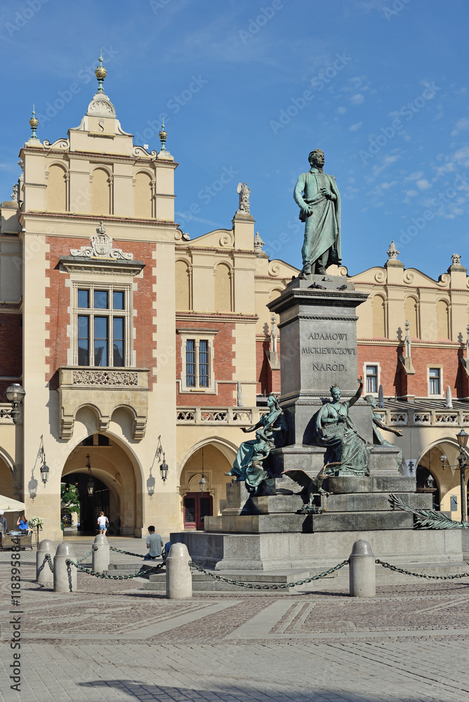 Fototapeta premium Old Town square in Krakow, Poland