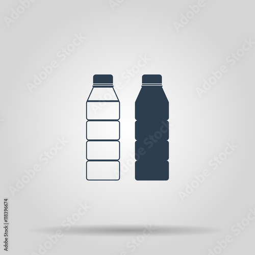 Plastic bottle icon