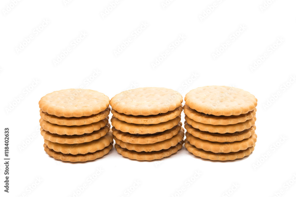 Sandwich biscuits, filled with chocolate Sandwich biscuits, filled with chocolate