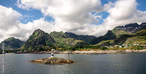 Landscape of Lofoten Island...