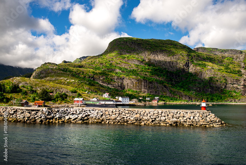 Landscape of Lofoten Island...