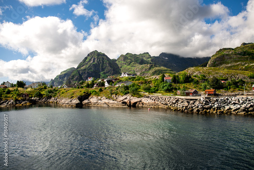 Landscape of Lofoten Island...