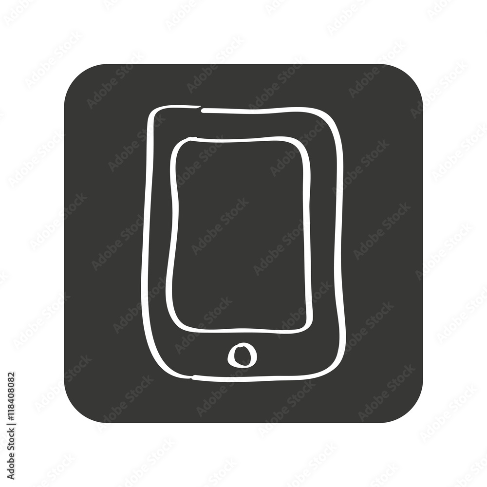 smartphone technology isolated icon smartphone technology isolated icon