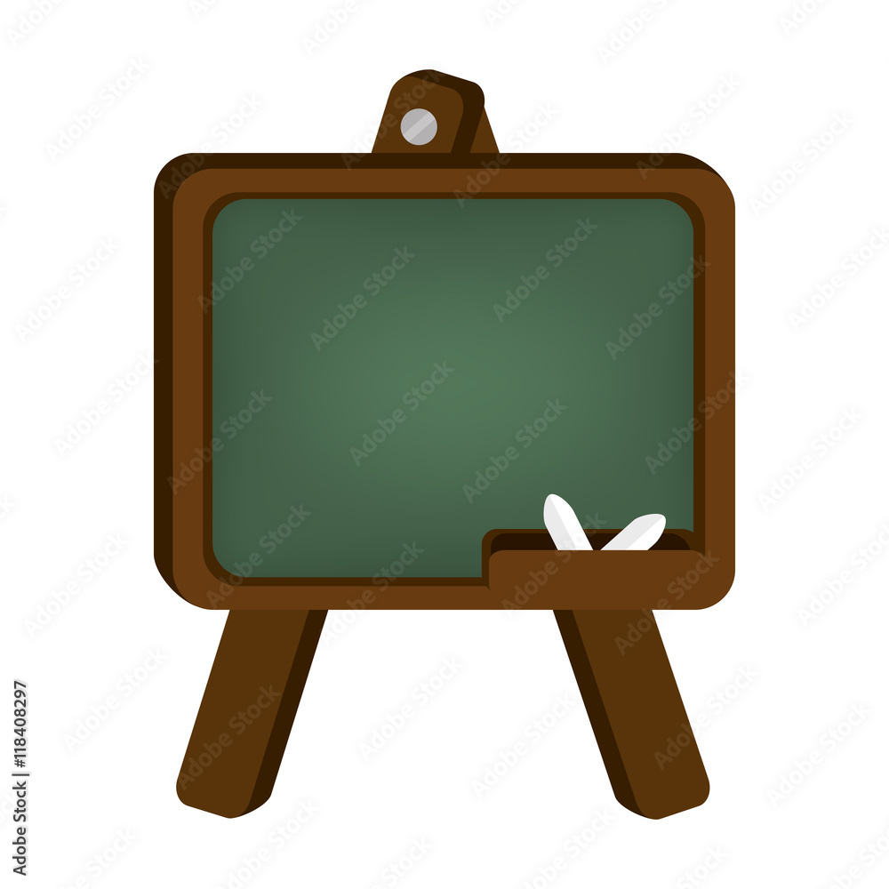 board chalk green write school teach learning vector illustration isolated board chalk green write school teach learning vector illustration isolated