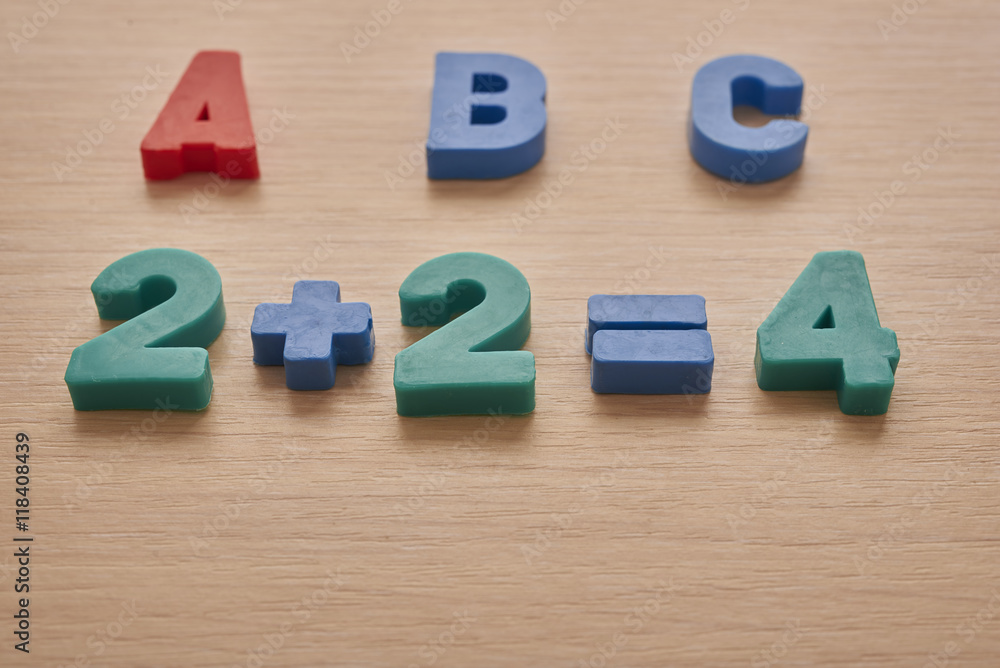 letters and numbers on the table letters and numbers on the table
