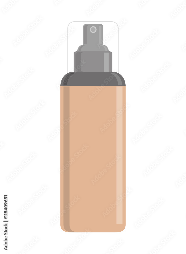 flat design cosmetic bottle icon vector illustration flat design cosmetic bottle icon vector illustration