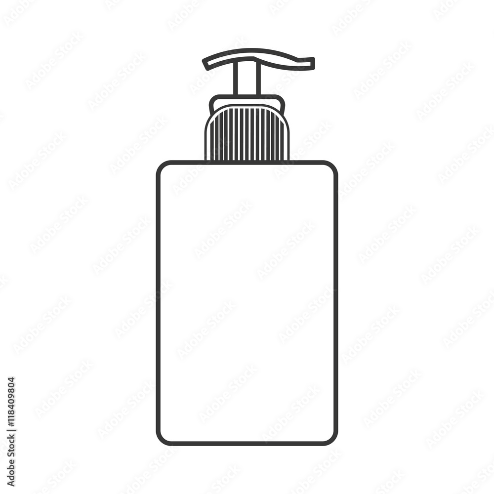 flat design cosmetic bottle icon vector illustration flat design cosmetic bottle icon vector illustration