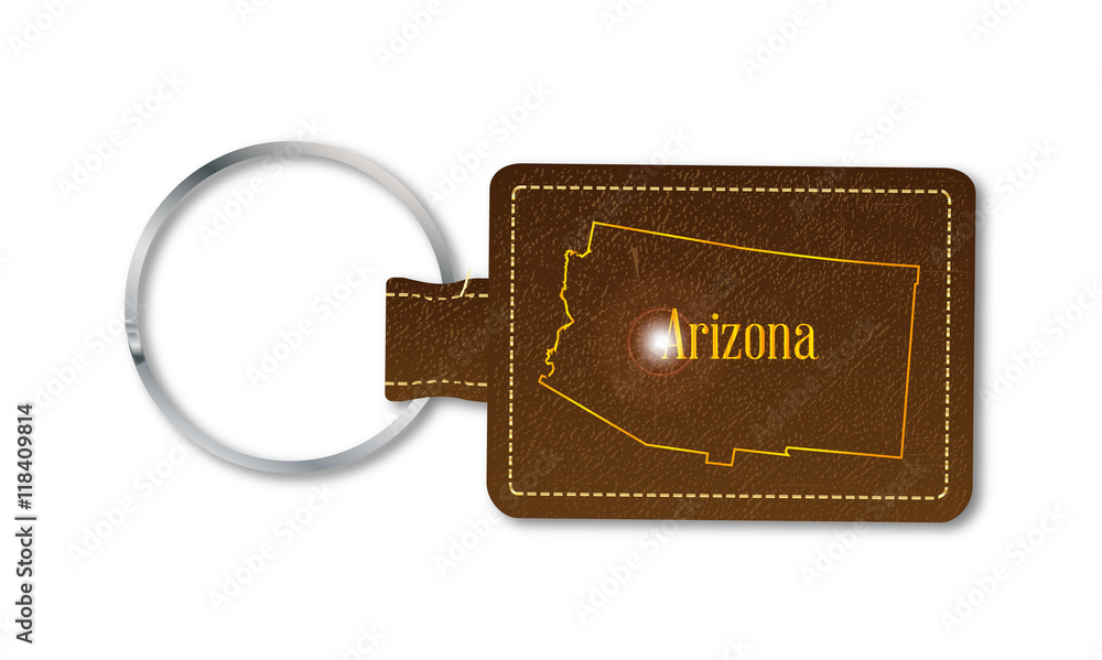 Arizona Leather Key Fob Arizona Leather Key Fob