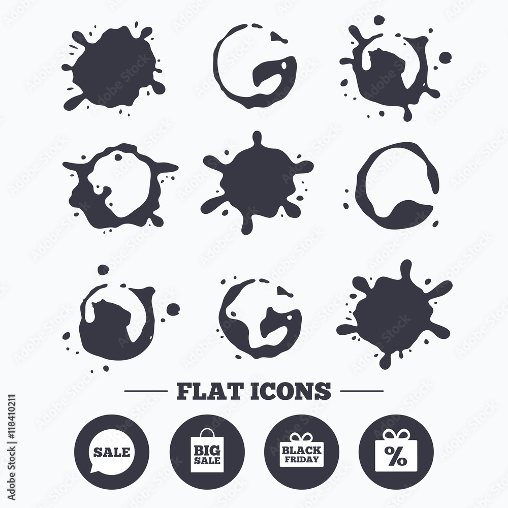Sale speech bubble icon. Black friday symbol Sale speech bubble icon. Black friday symbol