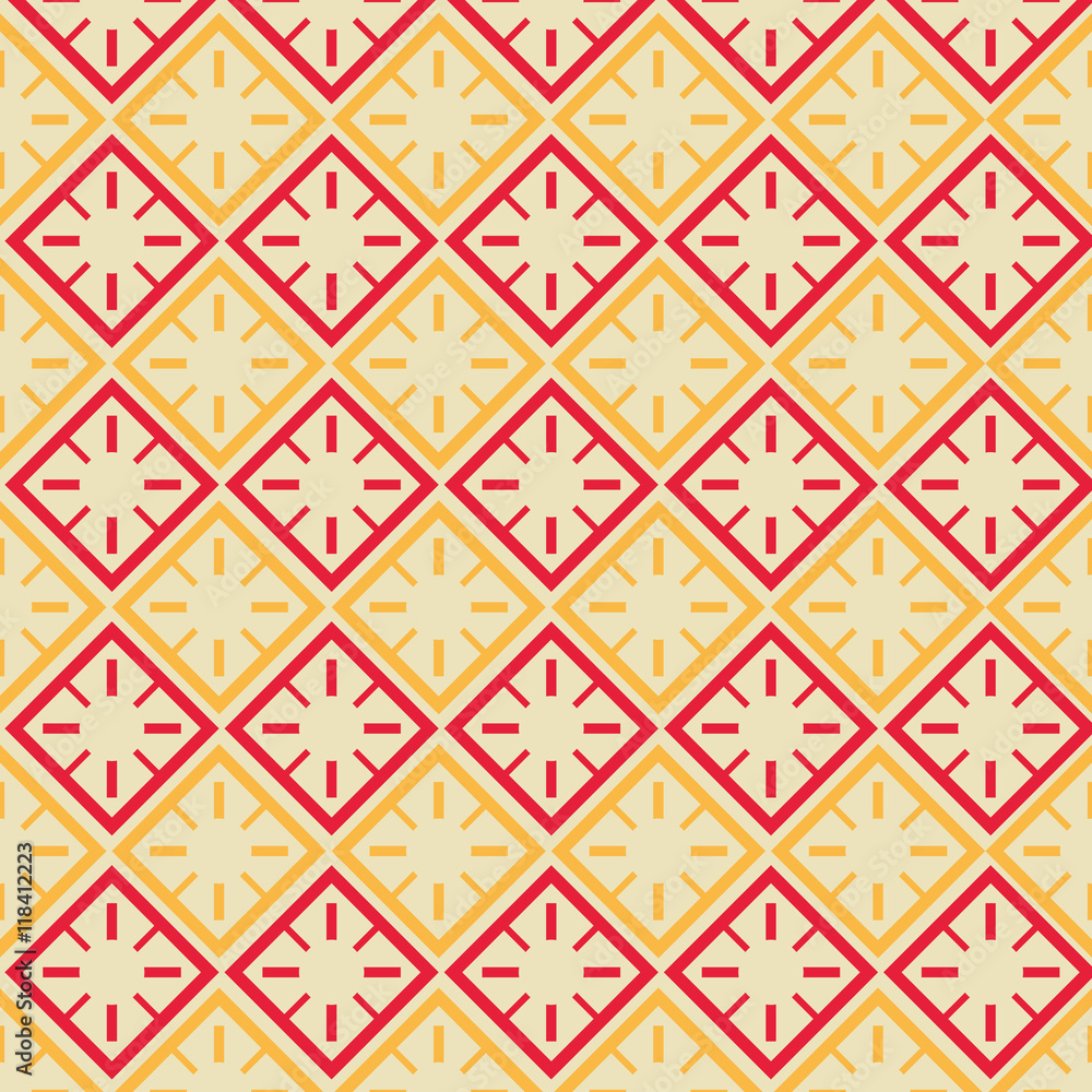 flat design geometrical pattern background vector illustration