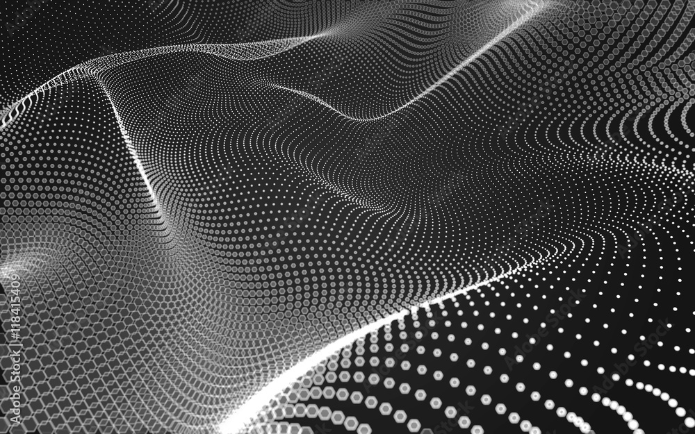 Abstract polygonal space low poly dark background, 3d rendering Abstract polygonal space low poly dark background, 3d rendering
