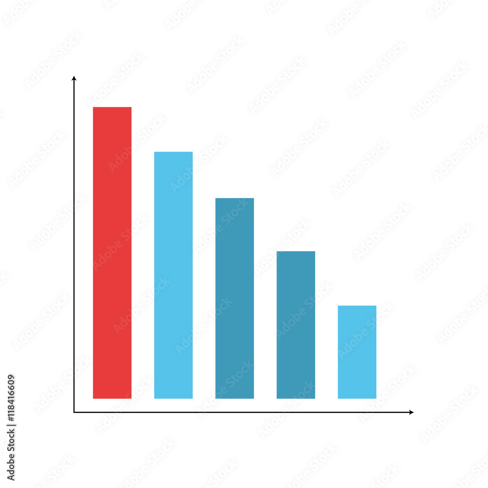 flat design bar graph icon vector illustration flat design bar graph icon vector illustration