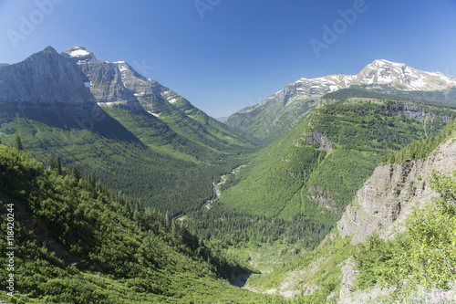 Going-to-the-sun Road Mountain Valley