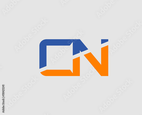 Free Download CN company linked letter logo
 - GFXLoad