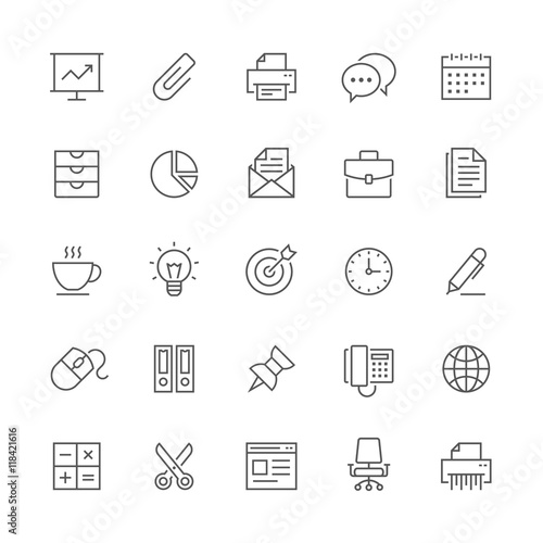 Office icons.