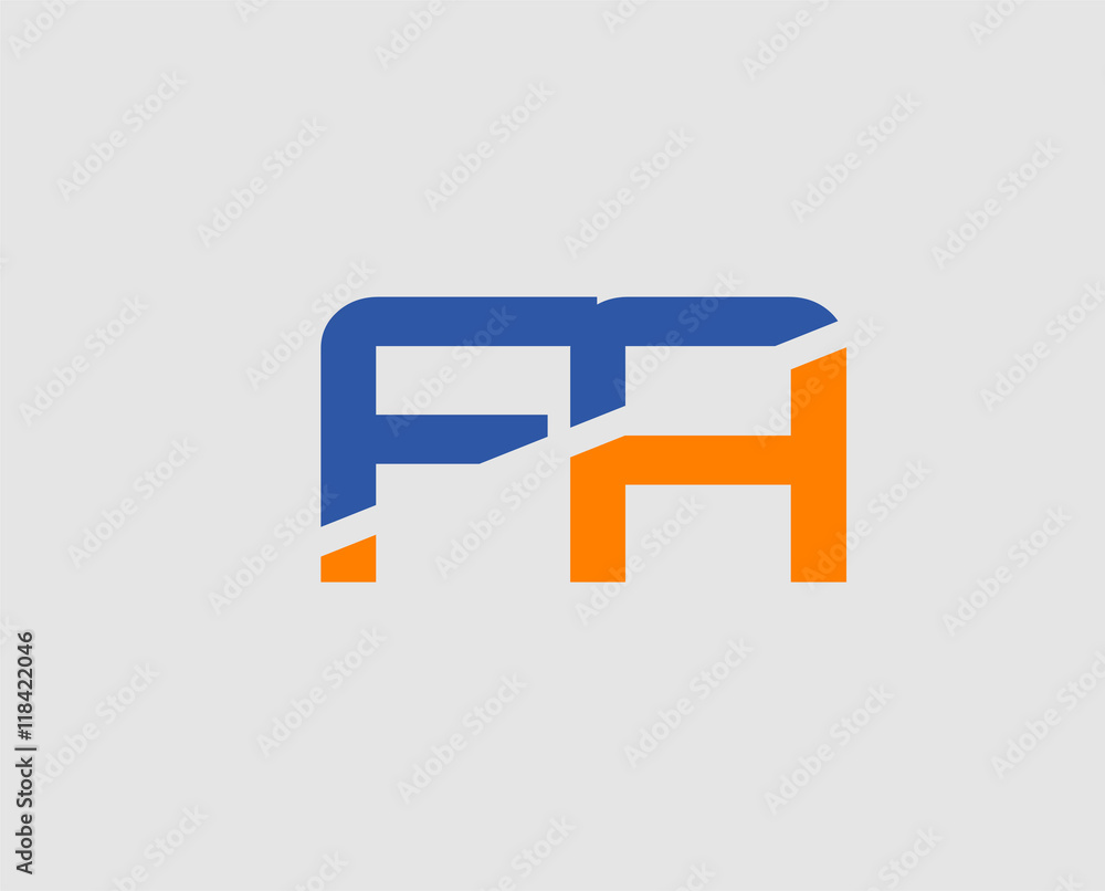 FA company linked letter logo
FA company linked letter logo