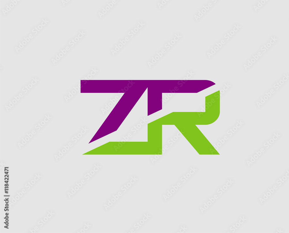 Alphabet Z and R letter logo. Vector illustration
Alphabet Z and R letter logo. Vector illustration