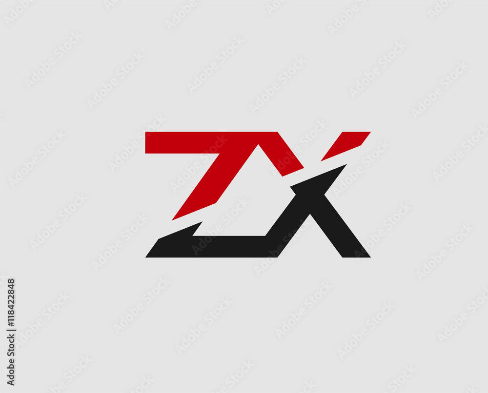 Abstract letter ZX logo design template. Vector letter logo
Abstract letter ZX logo design template. Vector letter logo