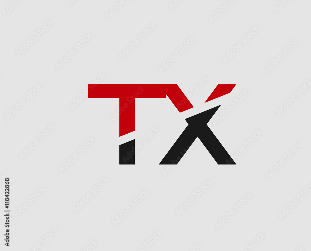 Abstract letter TX logo design template. Vector letter logo
Abstract letter TX logo design template. Vector letter logo