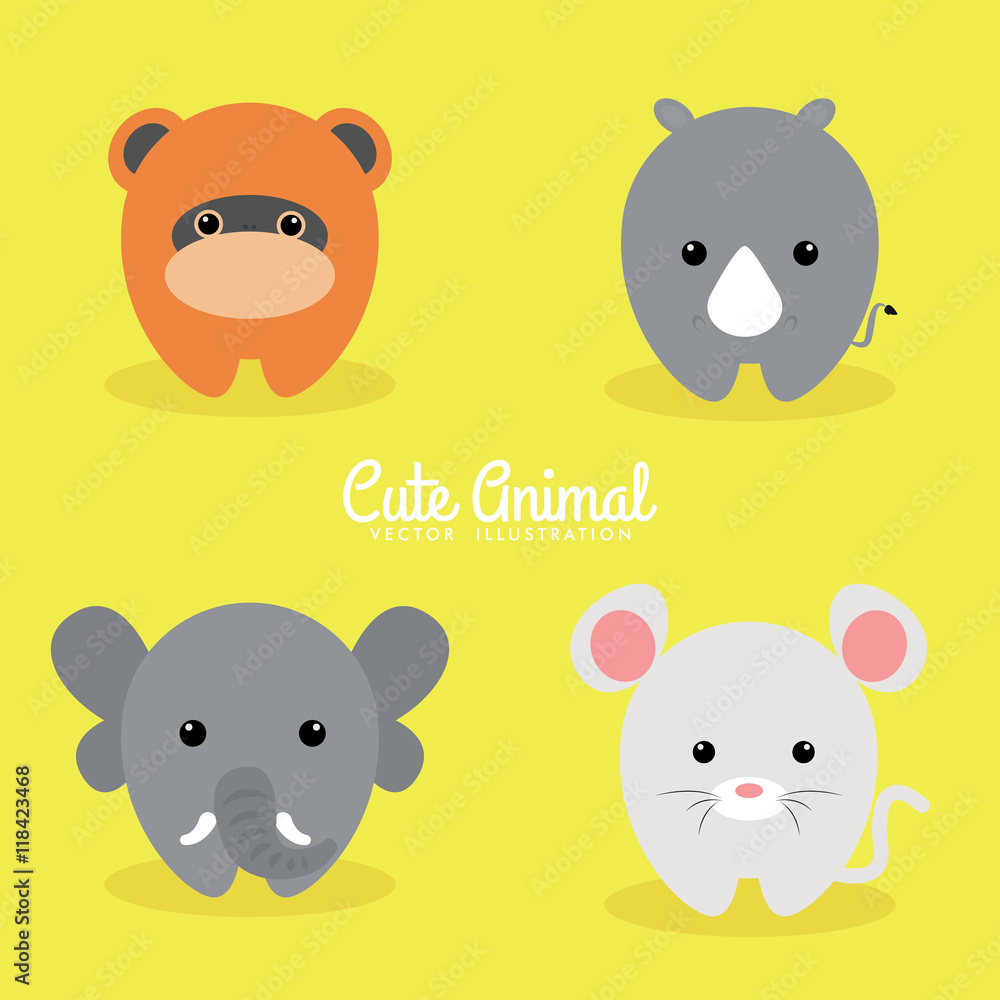 Cute Cartoon animals Cute Cartoon animals
