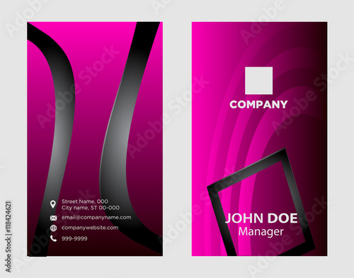Business card modern design
