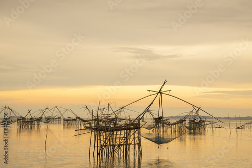 Landscape sunrise time from phattalung prefecture   Thailand  